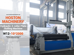 হাইড্রোলিক সিএনসি প্লেট রোলিং মেশিন 4 রোল 6x1200mm